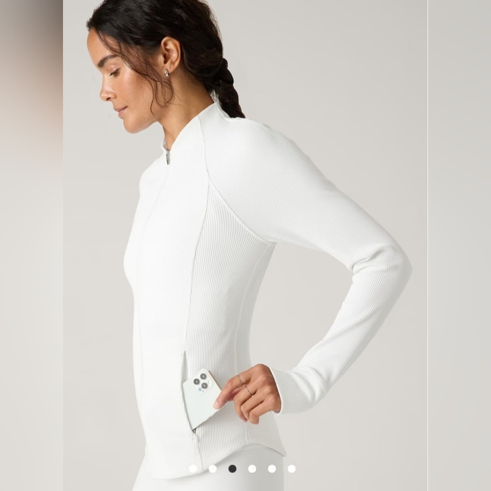 Athleta Salutation Rib Jackets - Picture 3 of 8